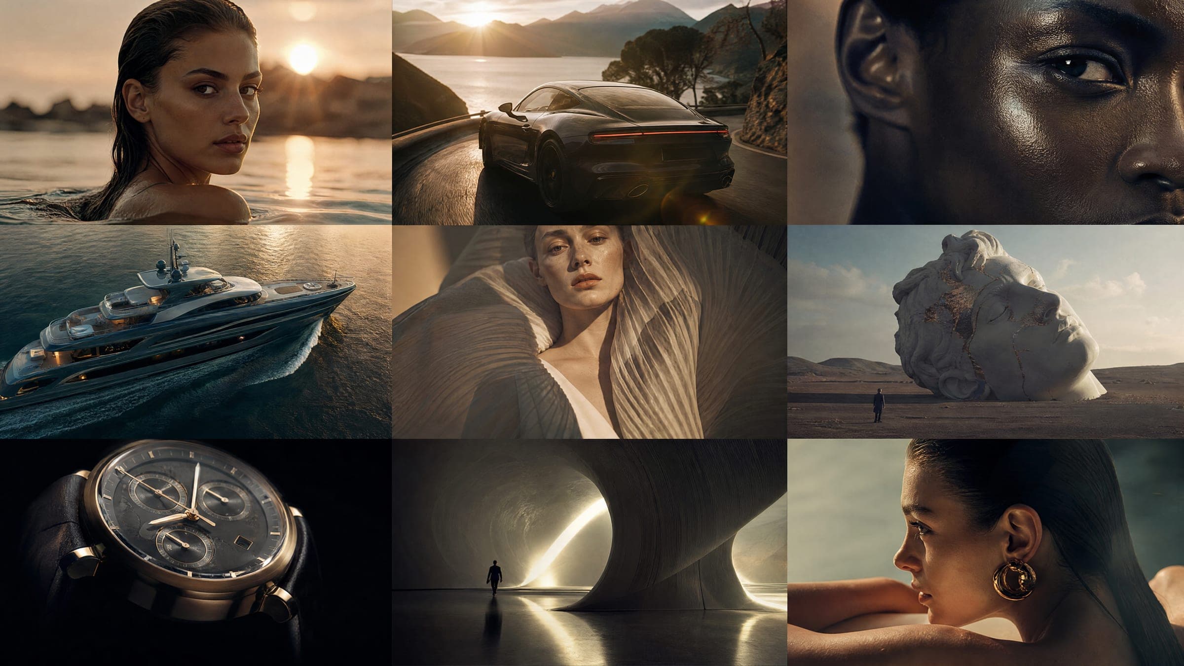 Momentlab — luxury lifestyle work mosaic